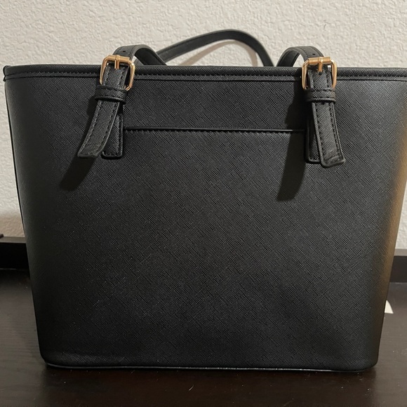 Valentino Orlandi Black Tote with Gold Details - Picture 2 of 3